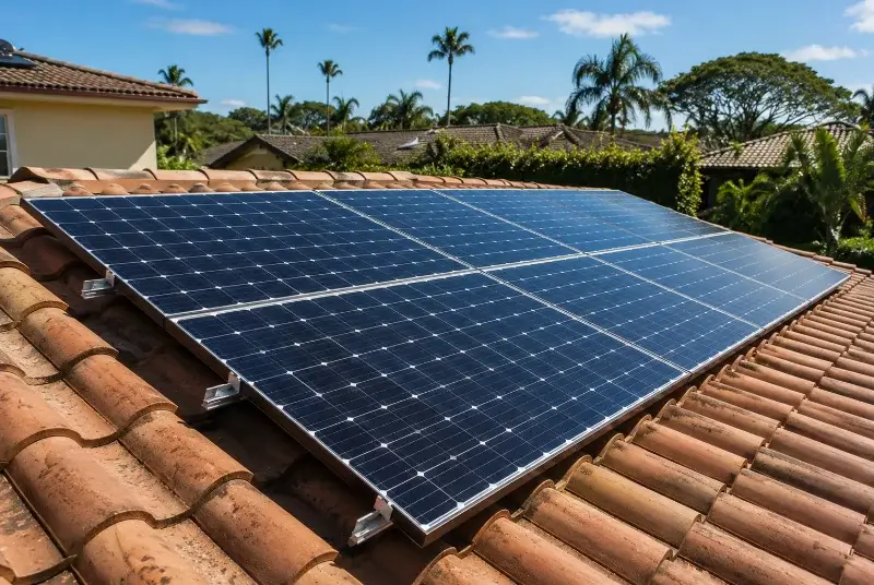 Installation de panneaux solaires à Sedzère